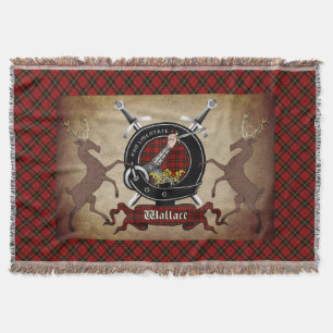 Cobertor Crachá Wallace Clan & Tartan Throw Blanket