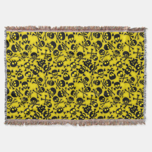 Cobertor Crânio & teste padrão dos Crossbones