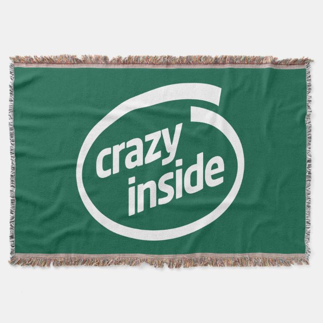 Cobertor Crazy inside (Frente)