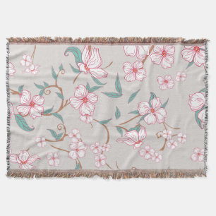 Cobertor Creepy Flowers Pattern 6