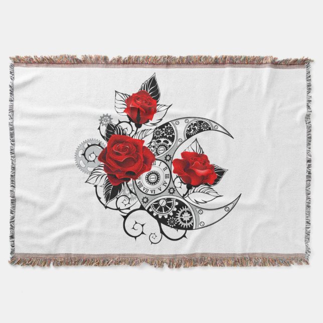 Cobertor Crescente Mecânico com Rosas vermelhas (Frente)