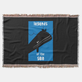 Cobertor Crianças Bonitas Mobilizam Monstro Do Mar Dick