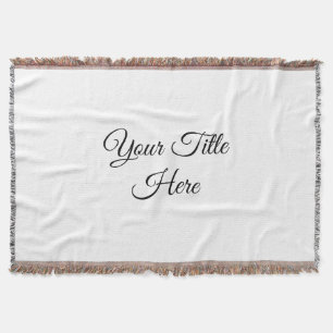 Cobertor Crie seu próprio - Fringe Blanket