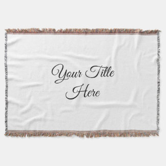 Cobertor Crie seu próprio - Fringe Blanket