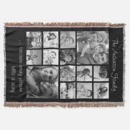 Cobertor Crie sua própria coleção personalizada de fotos da