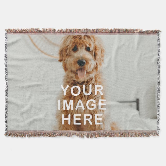Cobertor Crie Sua Própria Imagem/Sem Foto Simples (Frente)