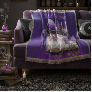 Cobertor Cristal Roxo Místico e Design inspirado no Tarot