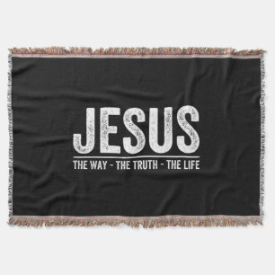 Cobertor Cristo Jesus O Caminho. A Verdade. A Vida Bendita 
