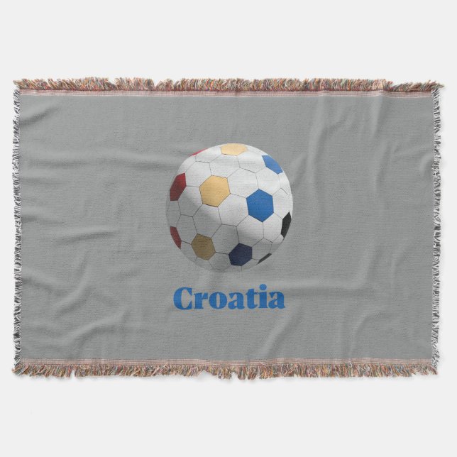 Cobertor Croácia Futebol (Frente)