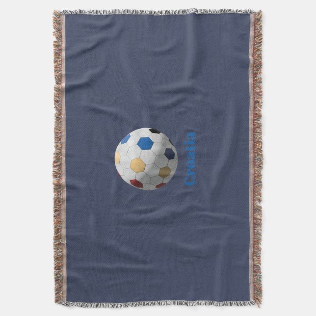 Cobertor Croatia Soccer (Frente Vertical)