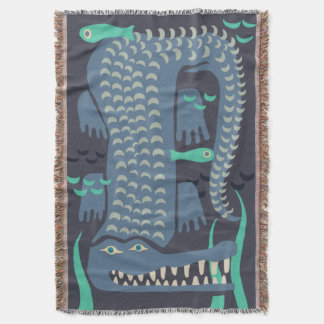 Cobertor Crocodilo Azul