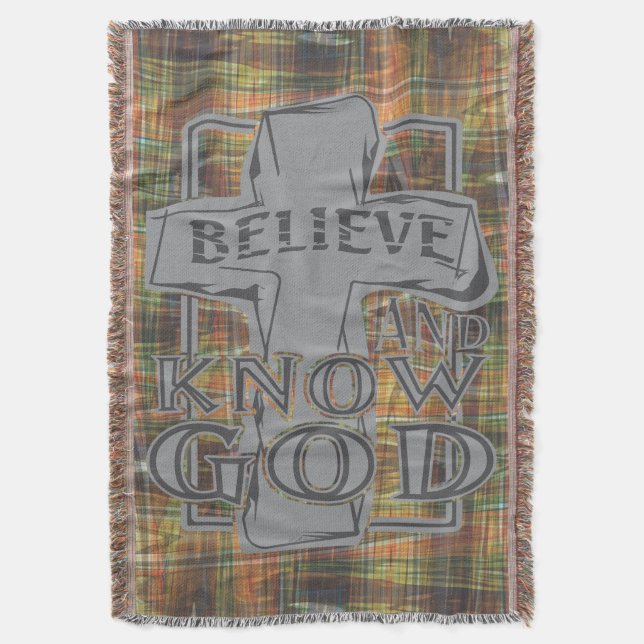 Cobertor Cruz Cristã de Cristo em T-Shirt de Cinza de Pedra (Frente Vertical)