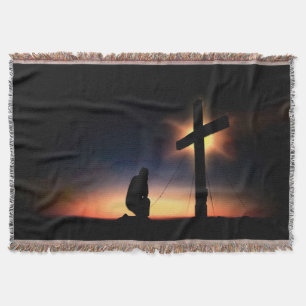 Cobertor Cruz da crucificação do Jesus Cristo