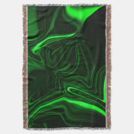 Cobertor Curvas e dobradiças verdes esmaltadas sobre fundo