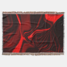 Curvas vermelhas e ondulações sobre fundo escuro