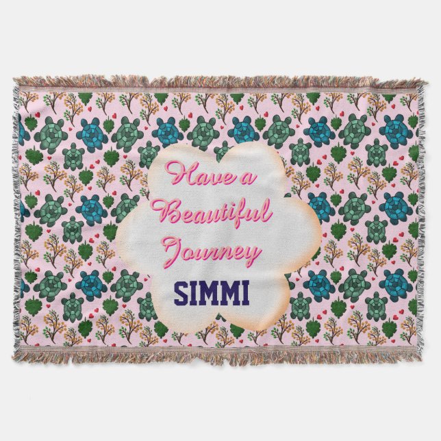 Cobertor Custom turtle pattern  (Frente)