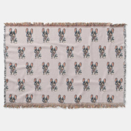 Cobertor Cute French Bulldog