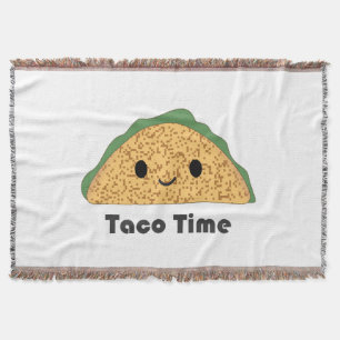 Cobertor Cute Kawaii Taco Time Taco