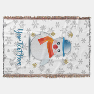 Cobertor Cute Snowman