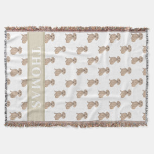 Cobertor Dachshund Personalizado (Suave, Vermelho)