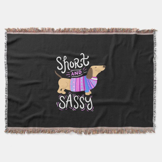 Cobertor Dachshund Short E Sassy (Frente)