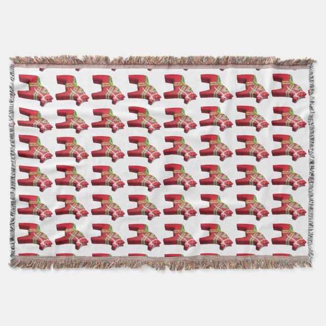Cobertor Dala Horse Lança (Frente)