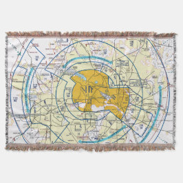 Cobertor Dallas Ft Gráfico de Flyway do Worth