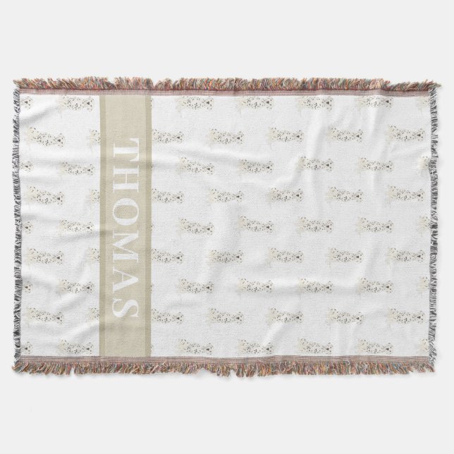 Cobertor Dalmático personalizado (Frente)