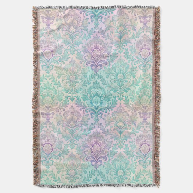 Cobertor Damasco Pastel (Frente Vertical)