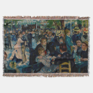 Cobertor Dança no Le Moulin de la Galette - Auguste Renoir