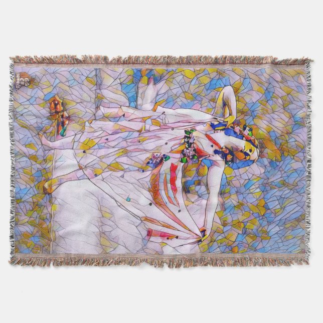 Cobertor Dançarino de Vidro Arrumado (Frente)