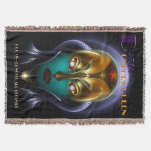Cobertor Daria Cyborg Queen Throw Blanket