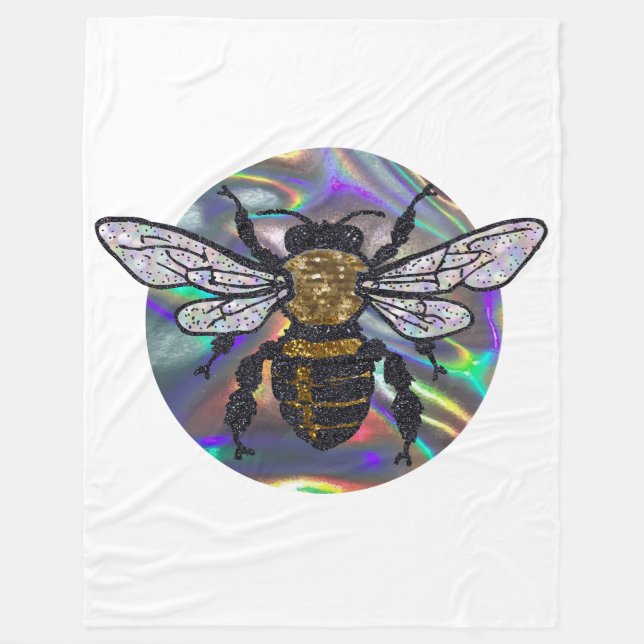 cobertor de abelhas com joias (Frente)