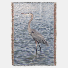 Cobertor de água azul Heron