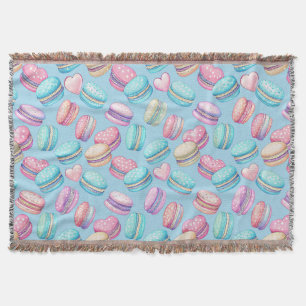 Cobertor de Arremesso de Macaron Pastel