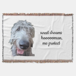 Cobertor de Arremesso do Irish Wolfhound – Sonhos