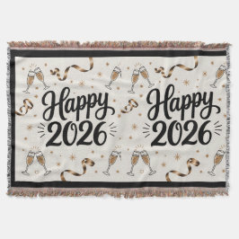 Cobertor de Arremesso - Feliz Ano Novo 2026