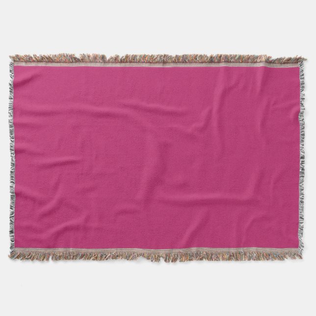 Cobertor de Arremesso Rosa Queimado (Frente)