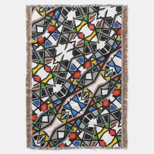Cobertor de Arte Abstrata Geométrica