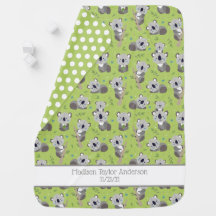 Adorável Koala Bears Baby Blanket