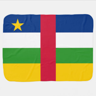 Cobertor De Bebe Bandeira da República Centro-Africana