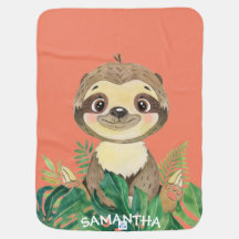 Blanket de Bebê Selvagem Personalizada