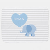 Bloqueio de Elefante do Baby Boy com opção de nome