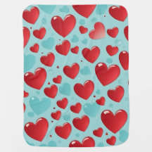 Bubble Hearts blankie | d.jemmes