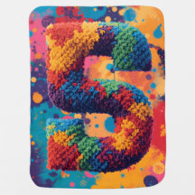Chunky Bouclé Monogram Custom Letter Art