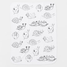 Cobertura bonito do bebê dos caracóis - decoração