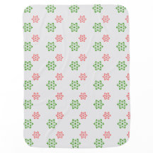 Cozy Christmas Baby Blanket – Red and Green 