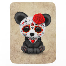 Dia vermelho da panda inoperante do crânio do