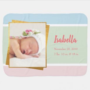 Cobertor De Bebe Docente Pastel Baby Girl Foto Record