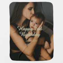 Feliz aniversário de 2 anos crianças bebê mãe amar